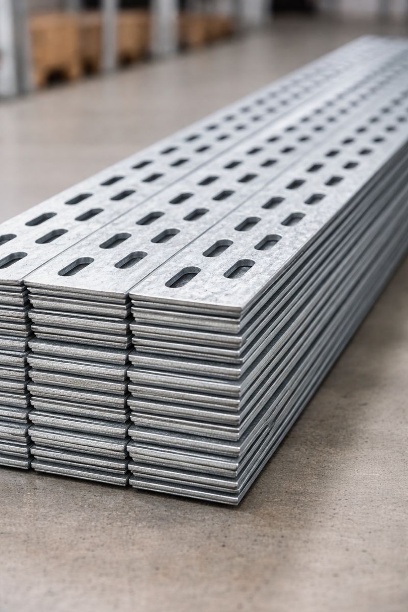 Схема: ширина, толщина и шаг перфорации